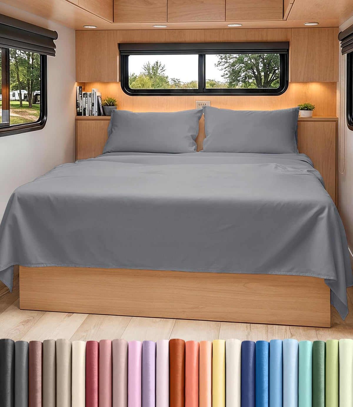Queen Size 4 Piece Sheet Set - Comfy Breathable & Cooling Sheets - White