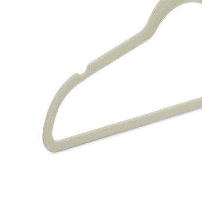 Amazon Basics Slim Velvet Non-Slip Space Saving Suit Clothes Hangers, Closet Organizer, Black, 50-Pack