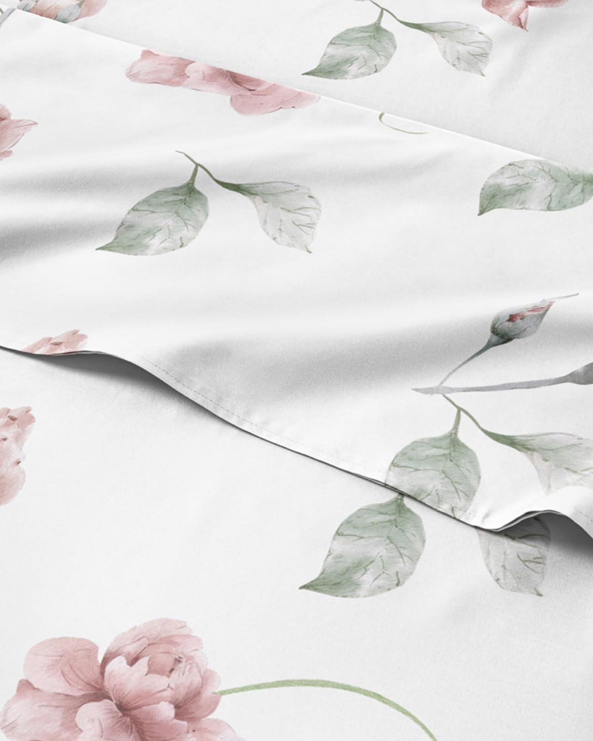 Queen Size 4 Piece Sheet Set - Comfy Breathable &amp; Cooling Sheets - White