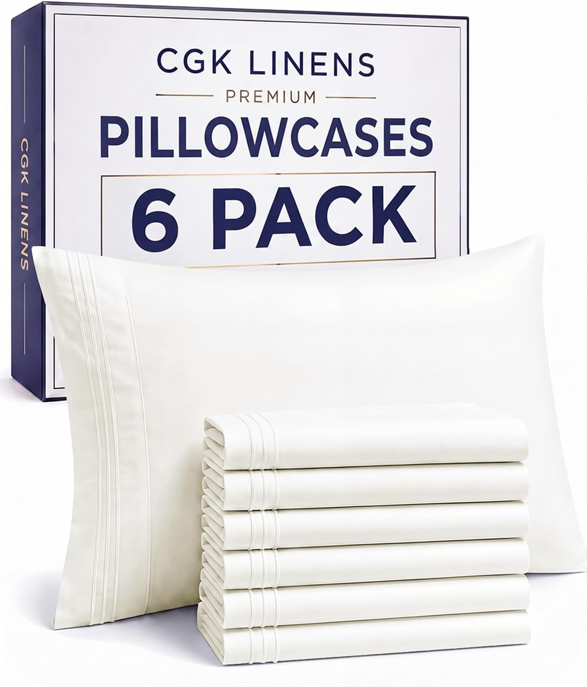 Queen Pillow Cases Set of 4 - Ultra Soft Cozy Pillowcase Covers - Charcoal