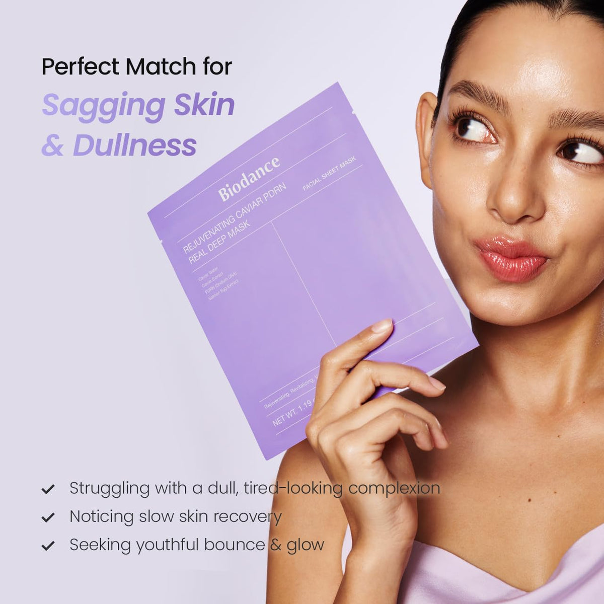 BIODANCE Bio-Collagen Real Deep Mask, Hydrating Overnight Hydrogel Face Mask, Pore Minimizing, Elasticity, Plumping, Travel Essentials &amp; Self Care Gifts for Women, Korean Skin Care | 1.19oz(34g) x 4ea