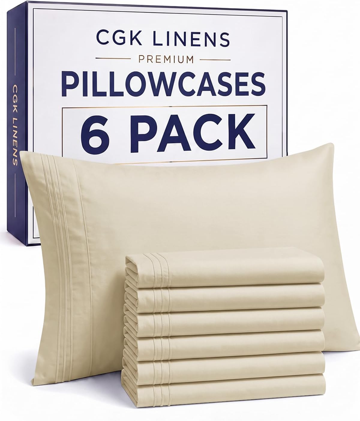 Queen Pillow Cases Set of 4 - Ultra Soft Cozy Pillowcase Covers - Charcoal