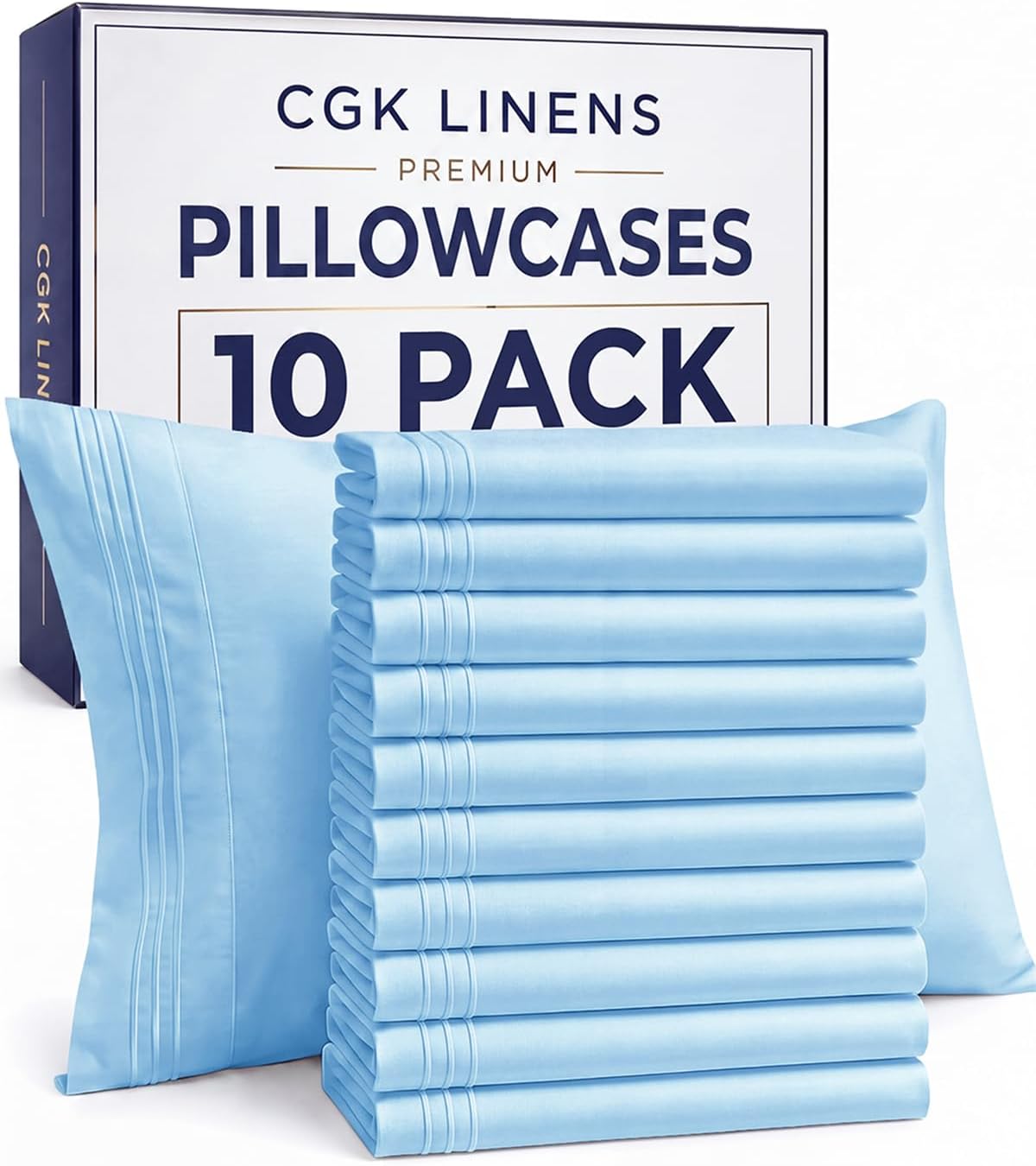 Queen Pillow Cases Set of 4 - Ultra Soft Cozy Pillowcase Covers - Charcoal