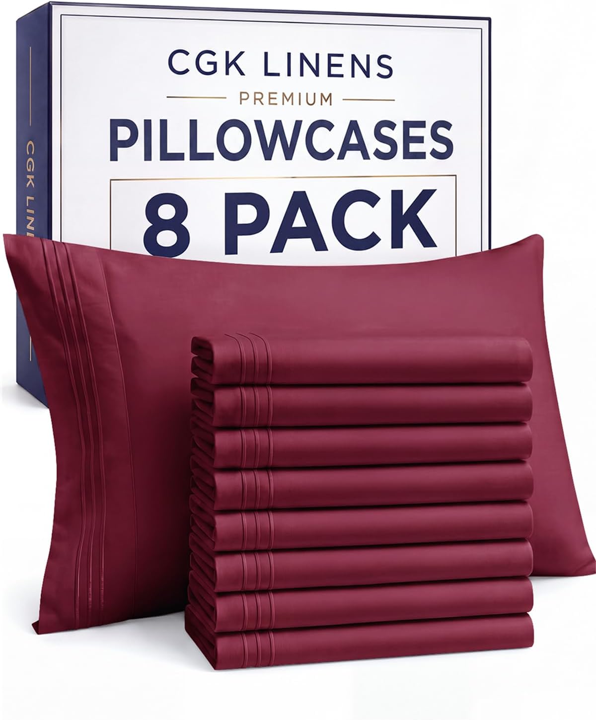 Queen Pillow Cases Set of 4 - Ultra Soft Cozy Pillowcase Covers - Charcoal