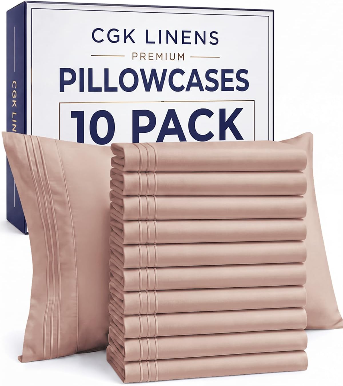 Queen Pillow Cases Set of 4 - Ultra Soft Cozy Pillowcase Covers - Charcoal