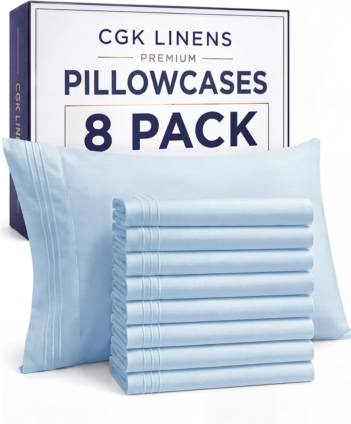 Queen Pillow Cases Set of 4 - Ultra Soft Cozy Pillowcase Covers - Charcoal