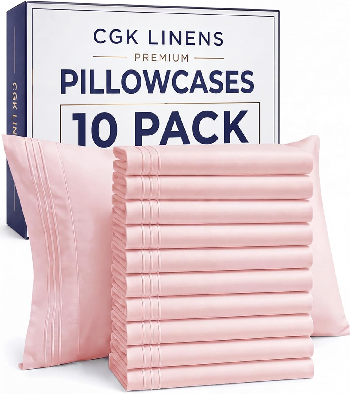 Queen Pillow Cases Set of 4 - Ultra Soft Cozy Pillowcase Covers - Charcoal