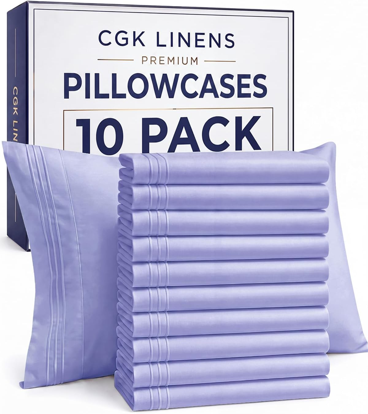 Queen Pillow Cases Set of 4 - Ultra Soft Cozy Pillowcase Covers - Charcoal