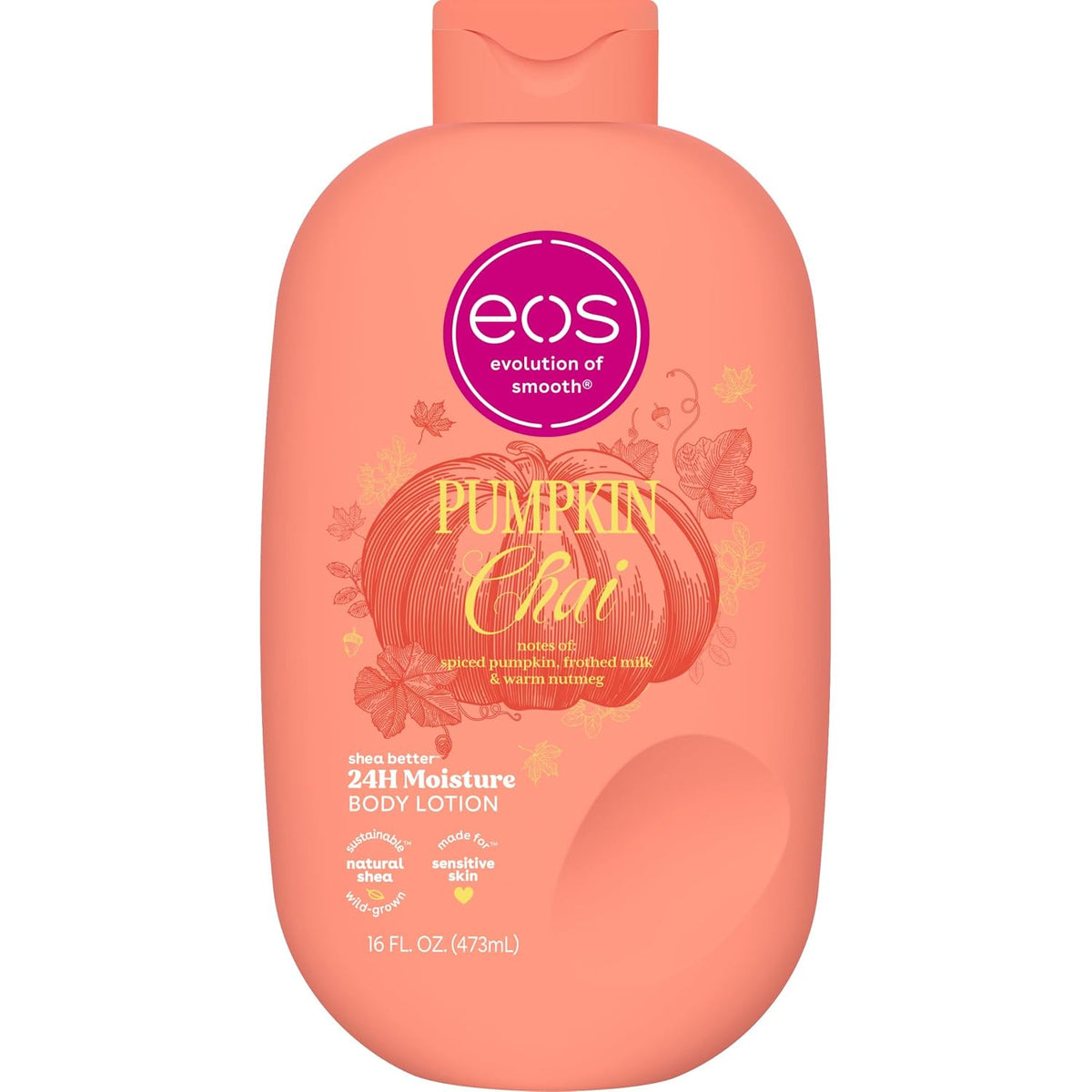 eos Shea Better Body Lotion- Vanilla Cashmere, 24-Hour Moisture, 16 fl oz