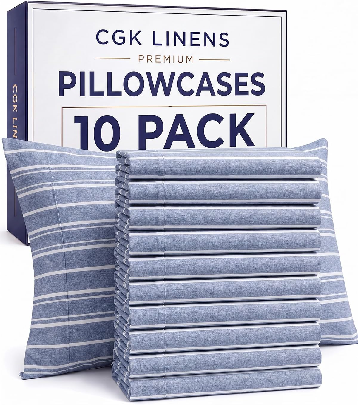 Queen Pillow Cases Set of 4 - Ultra Soft Cozy Pillowcase Covers - Charcoal