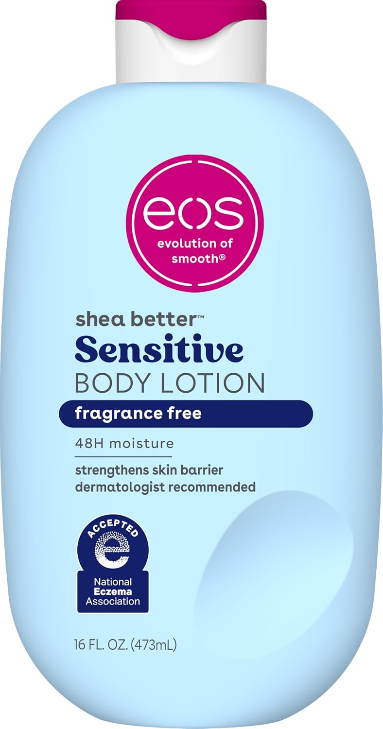 eos Shea Better Body Lotion- Vanilla Cashmere, 24-Hour Moisture, 16 fl oz