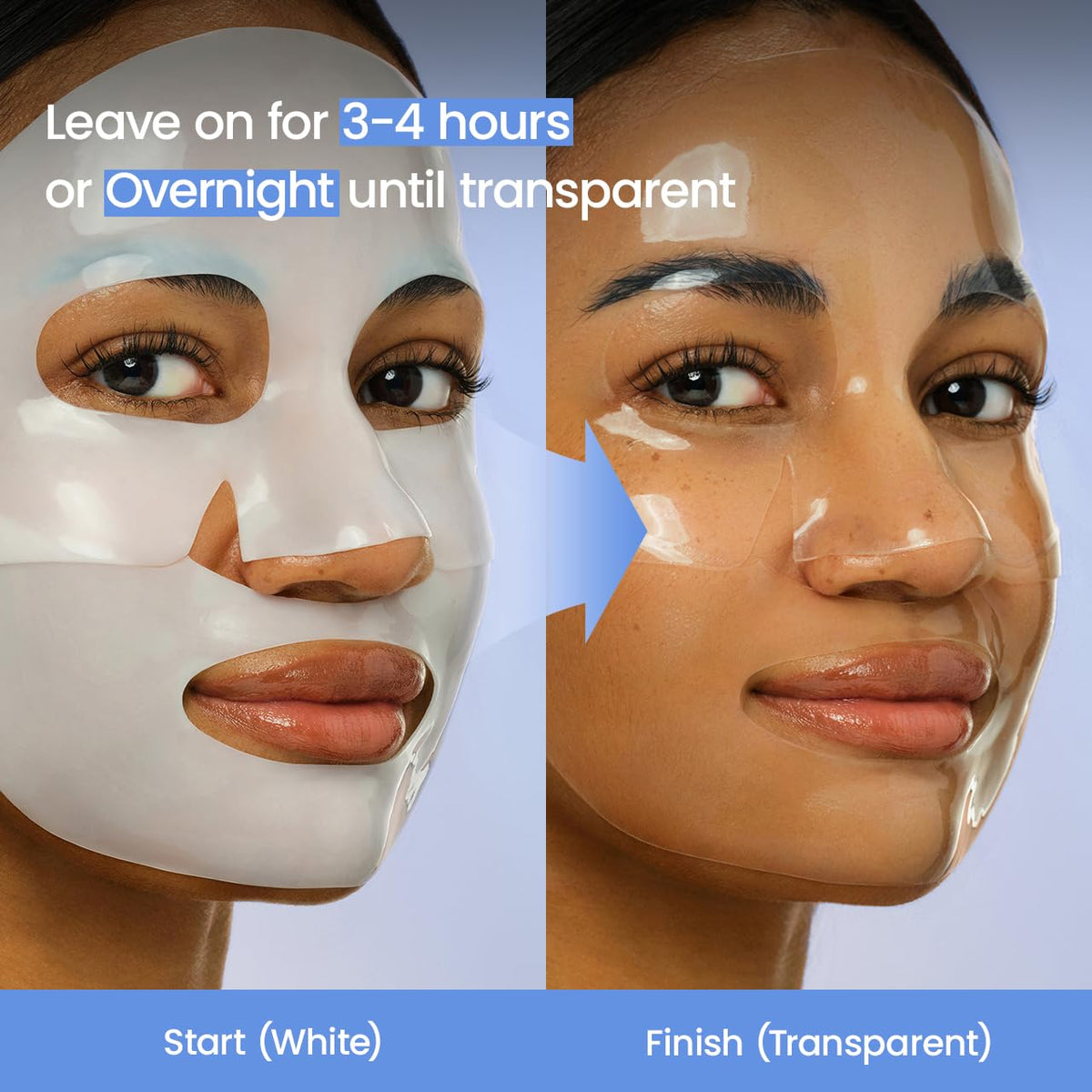 BIODANCE Bio-Collagen Real Deep Mask, Hydrating Overnight Hydrogel Face Mask, Pore Minimizing, Elasticity, Plumping, Travel Essentials &amp; Self Care Gifts for Women, Korean Skin Care | 1.19oz(34g) x 4ea