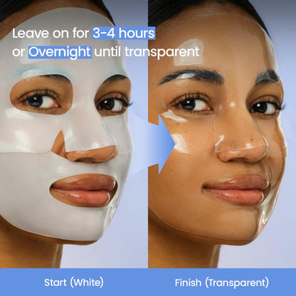 BIODANCE Bio-Collagen Real Deep Mask, Hydrating Overnight Hydrogel Face Mask, Pore Minimizing, Elasticity, Plumping, Travel Essentials &amp; Self Care Gifts for Women, Korean Skin Care | 1.19oz(34g) x 4ea