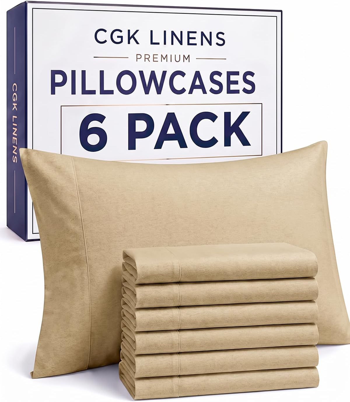 Queen Pillow Cases Set of 4 - Ultra Soft Cozy Pillowcase Covers - Charcoal