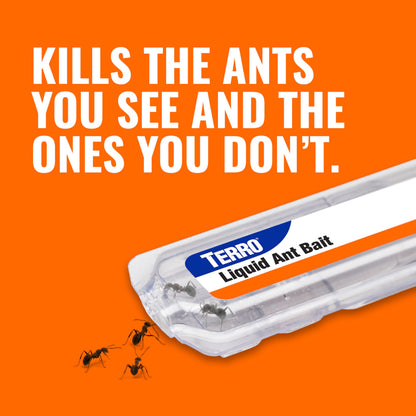 TERRO Liquid Ant Killer Bait Stations, 12-Pack, Indoor Ant Traps, T300B
