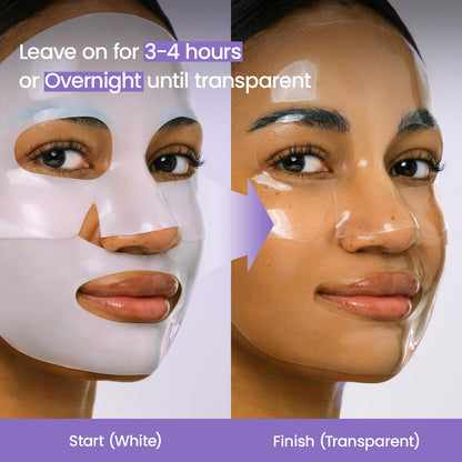 BIODANCE Bio-Collagen Real Deep Mask, Hydrating Overnight Hydrogel Face Mask, Pore Minimizing, Elasticity, Plumping, Travel Essentials &amp; Self Care Gifts for Women, Korean Skin Care | 1.19oz(34g) x 4ea