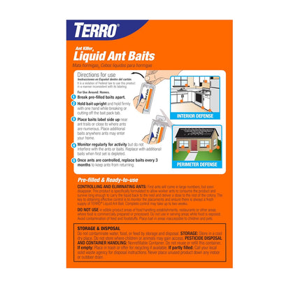TERRO Liquid Ant Killer Bait Stations, 12-Pack, Indoor Ant Traps, T300B
