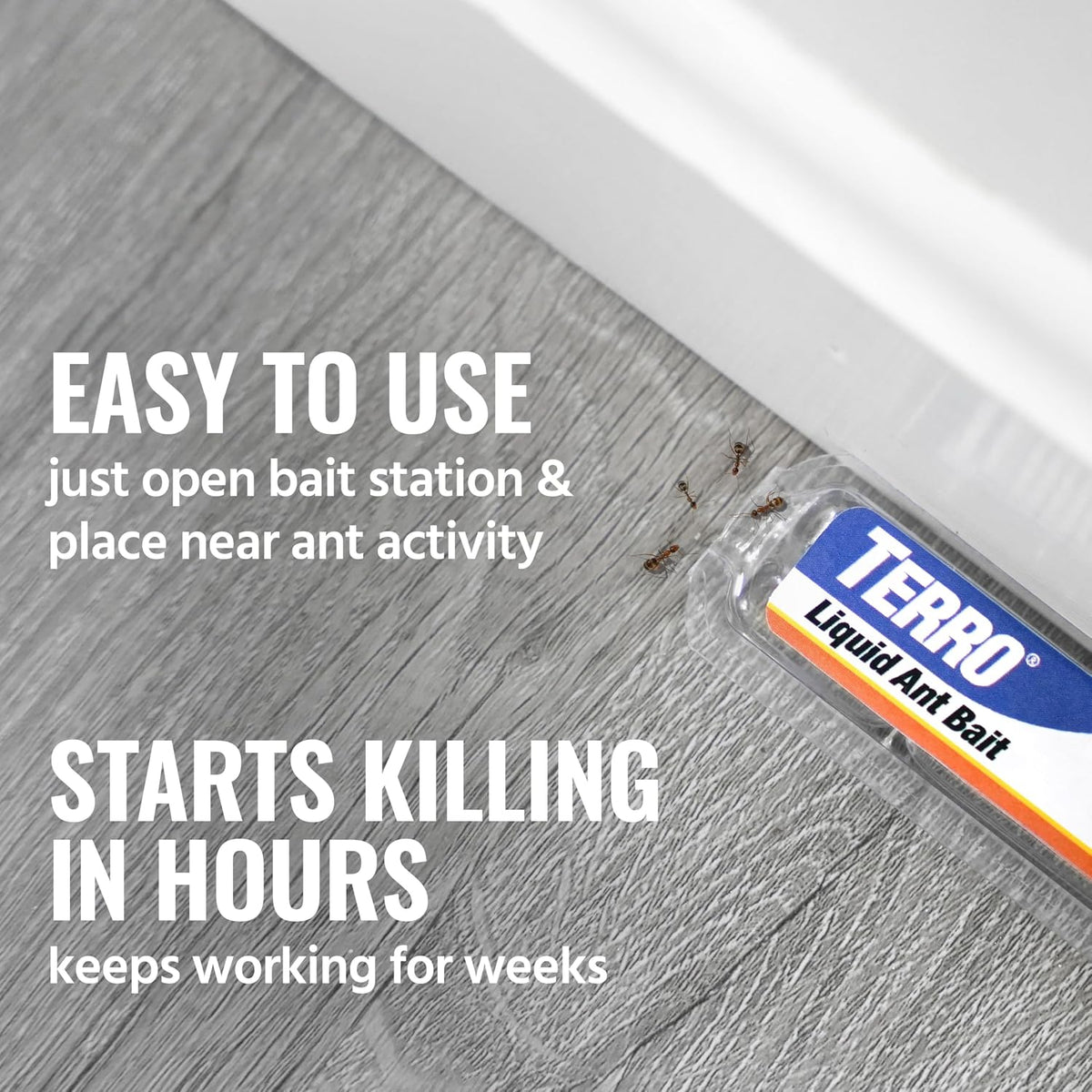 TERRO Liquid Ant Killer Bait Stations, 12-Pack, Indoor Ant Traps, T300B